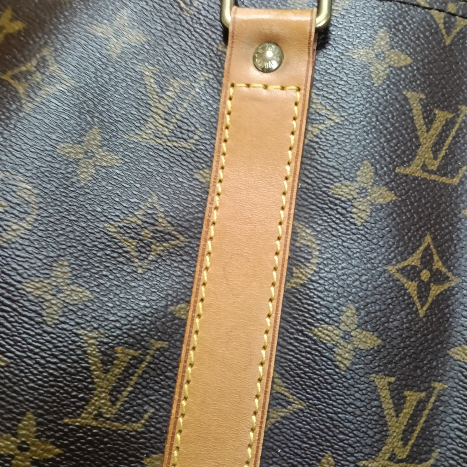 LOUIS VUITTON Keepall 50 Monogram Canvas Brown Travel Boston Bag M41426 Auth #71 — image 20