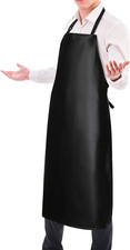 Waterproof Rubber Vinyl Apron 40 Heavy Duty for Chemical Work and Dishwashing