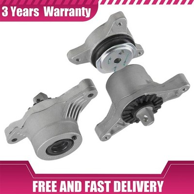 3pcs Engine Transmission Mount Kit fit Maserati Ghibli Levante Quattroporte 4WD