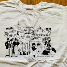 The Beatles Official Yellow Submarine 2018 White Shirt Sz M