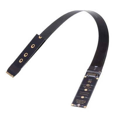 chenyang PCIE 3.0/4.0 M.2 NVME/NGFF SSD Ribbon Flex Extension Card Cable 30 cm