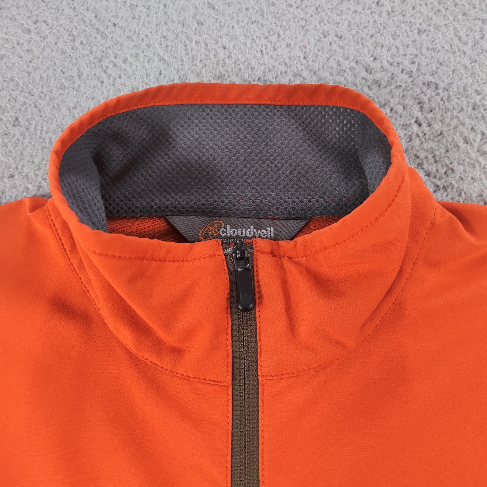 Cloudveil Jacket Mens Medium Orange Softshell Ful… - image 3