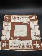 Vintage Dutch Souvenir Handkerchief - Mid 20th Century