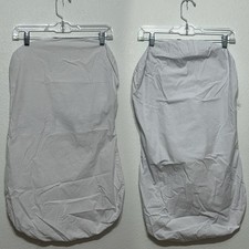 HALO BassiNest Fitted Sheet 100 Cotton Breathable Bassinet Sheet Set Of 2