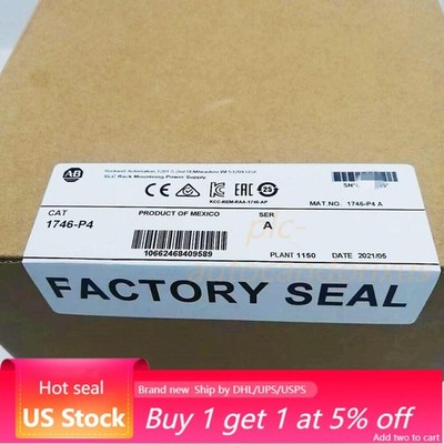 New Sealed Allen-Bradley 1746-P4 SER A SLC 500 Power Supply Module AB 1746-P4
