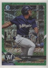 2018 Bowman Chrome Prospects Green Shimmer Refractor 79/99 Corey Ray #BCP97 11pj