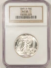 1945-D WALKING LIBERTY HALF DOLLAR - NGC MS-65, BLAST WHITE!