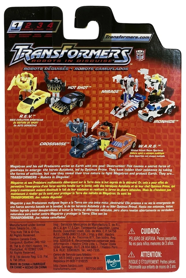 Transformers Robots in Disguise Hot Shot & R.E.V. Action Figure Set NEW 2001 REV - Image 2 of 3