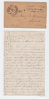 CIVIL WAR LETTER - 9th NH Vols - Hospital in Philadelphia, Carried by Chaplain!