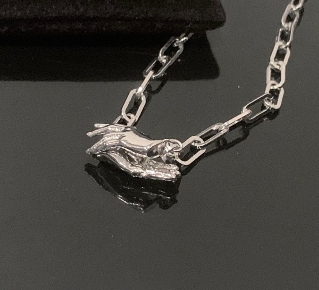 チェンソーマン　Ground Y ネックレス　シルバー Ground Y x Chainsaw Man Collaboration Makima Necklace Silver Yohji