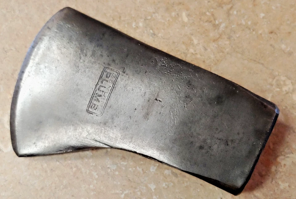 Cabeza de hacha de hacha de patrón nacional de plomada genuina de colección 1 lb. 1,32 oz.  Sharp Foto 4 de 4