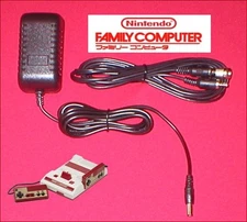 AC Power Supply + 12Ft AV Cable + RF TV Adapter for Japanese Famicom System NEW