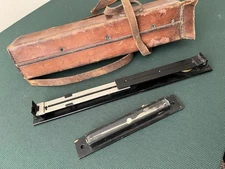 Vintage Antique Surveying Tool  Measurment w original Leather Case “DIETZGEN”
