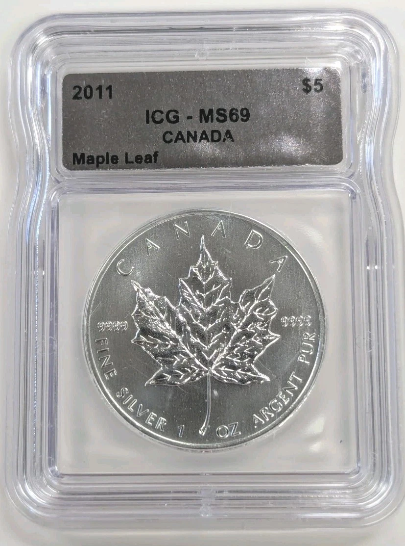 Canadian Maple Leaf MS 69 Silver Bullion Coins for sale | eBay