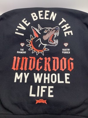 Dustin Diamond Poirier Black 2XL Heavy Hoodie Sweatshirt Full Violence  Underdog