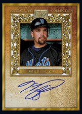Topps Bunt-Legends-Gilded Gold Frame HOF Signature-Mike Piazza-ICONIC-DigitalCrd