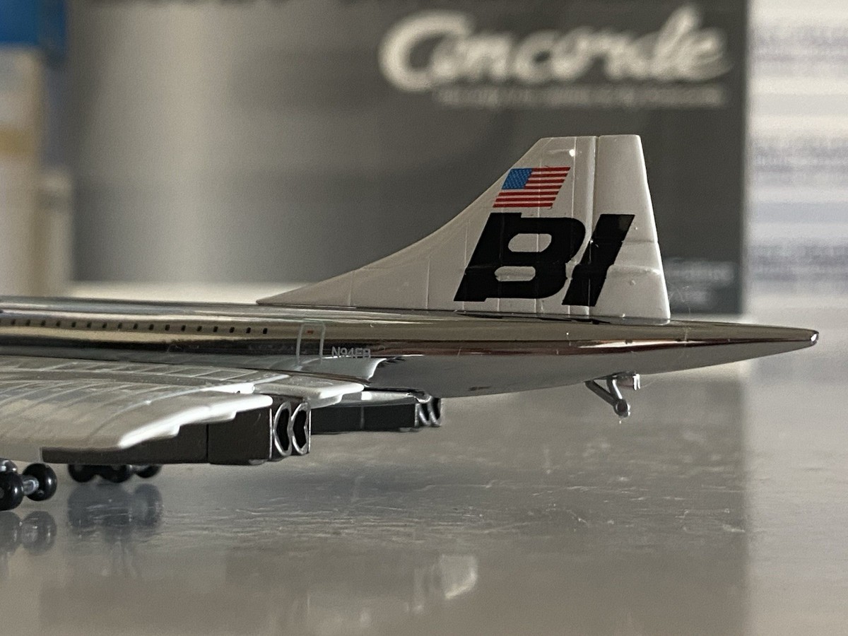 Jet-X Braniff International Concorde 1:400 N94FB JXM139B Chrome