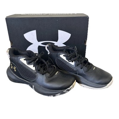 Under Armour UA GS Lockdown Size 6Y Boys Black Sneakers
