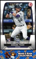 Ezequiel Tovar 2023 Bowman #15 Colorado Rockies Rookie RC
