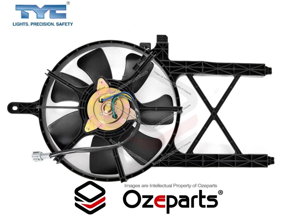 A/C AC Air Cond Condenser Cooling Fan For Nissan Navara D40 VSK 05~18 4L V6 - Image 2 of 4