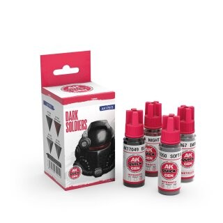 AK Interactive AK17515 - Dark Soldiers (Quick Gen Set) 4x 18ml - Neu
