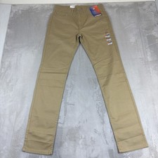 Levi's 511 Tech Pants Men's Size 32x34 Beige Tan Khaki Stretch Slim Fit