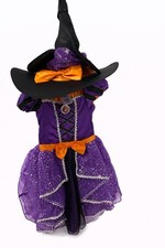 Disney Store Minnie Witch Costume Mickey  Not so Scary Halloween Size 4 W/ Hat