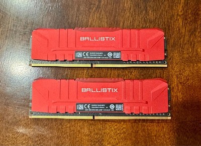 Crucial Ballistix 16GB (2x8GB) RAM DDR4 3000MHz BL8G30C15U4R.M8FE1