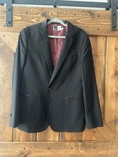 House of Howe Vintage Tuxedo/Dinner Jacket Black - Top of Lapel Satin Mens 42