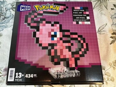 Mega Bloks - Pokemon Mew, Pixel Art, 434 Piece Building Toy Set