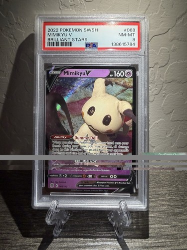 Mimikyu V graded PSA 8 for sale on eBay
