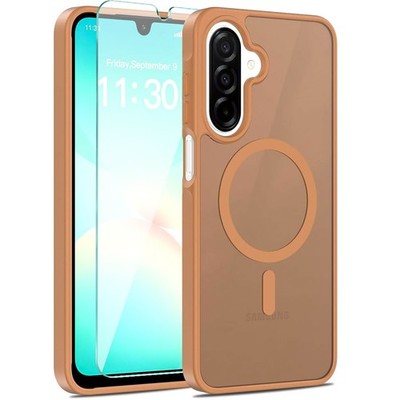 For Samsung Galaxy A16 5G Case Phone Cover Frost Rugged Mag Safe+ Tempered Glass