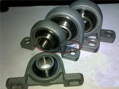 1PC New 20mm Bore   Mounted   Cast Housing Self-aligning Pillow Bearing #zn
