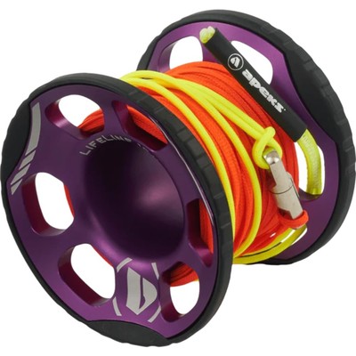 Apeks 15M Lifeline Spool Purple/Bright Orange