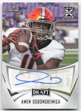2021 Leaf Draft #BA-AO2 Amen Ogbongbemiga Autographs