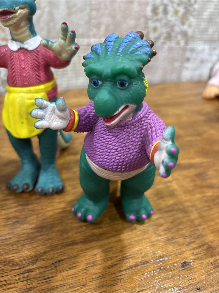 Disney The Dinosaurs TV Show Figure Toy Lot Vintage 1990's Set Of 5 - Image 3 of 4