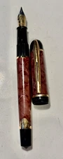 Waterman Phileas Reddish/Brown Marbled Fountain Pen