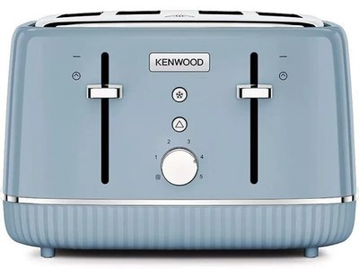 Kenwood 4 Schlitz Toaster Elegancy Earl Grey TFP10.A0BG in Blau - Brandneu