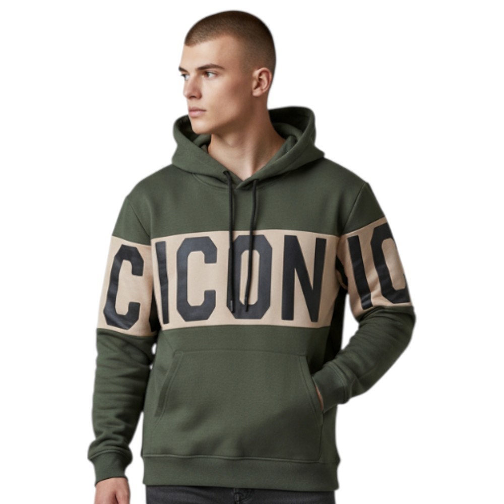 ICON grner Hoodie Kapuze Logo Stripe Art ICUF2W6F010 25590₽