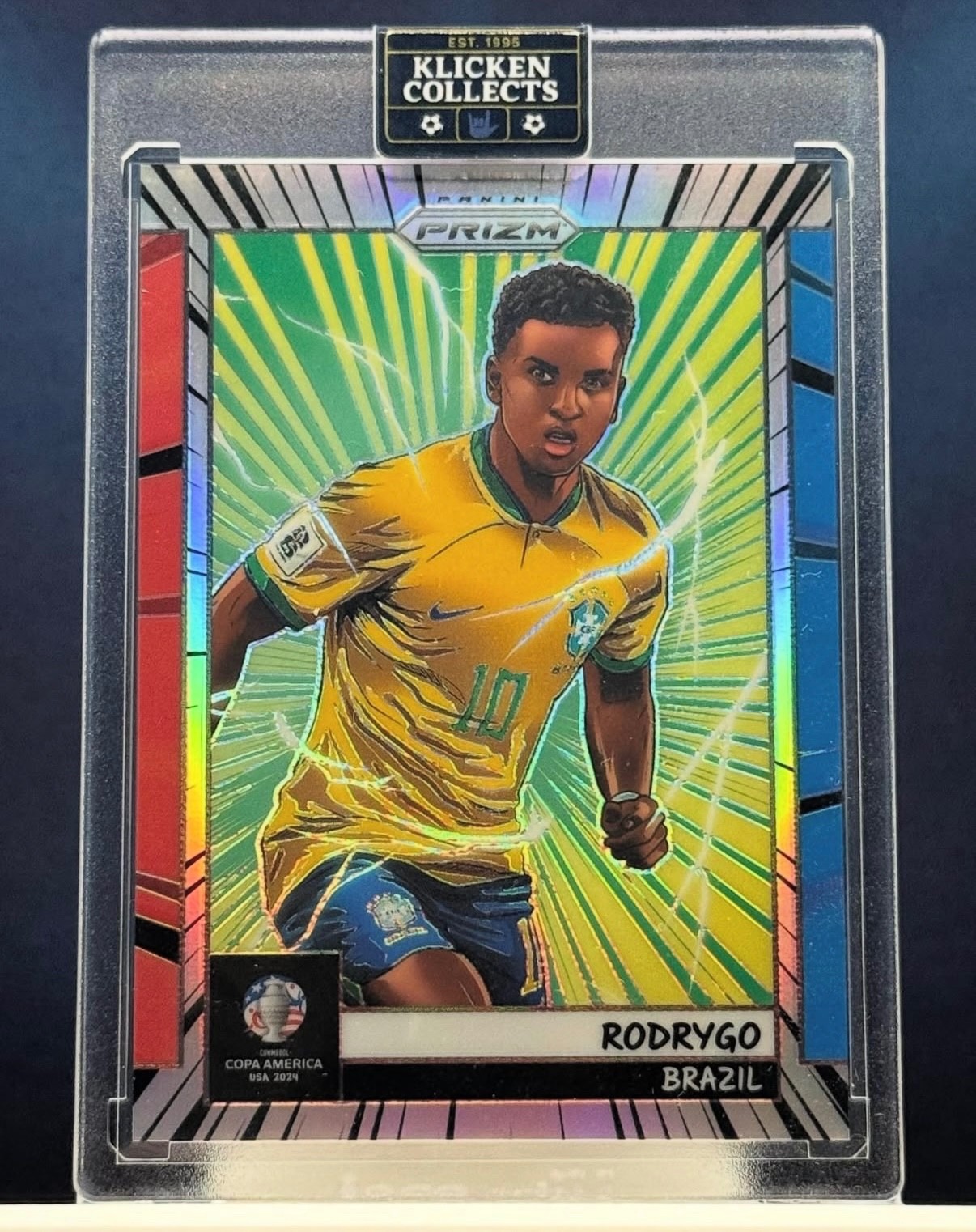 Rodrygo Manga SSP Case Hit COPA America 2024 Panini Prizm