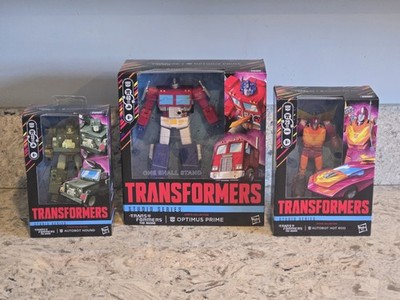 Transformers Movie Studio Series MTMTE Optimus Prime, Hound & Hot Rod Combo   