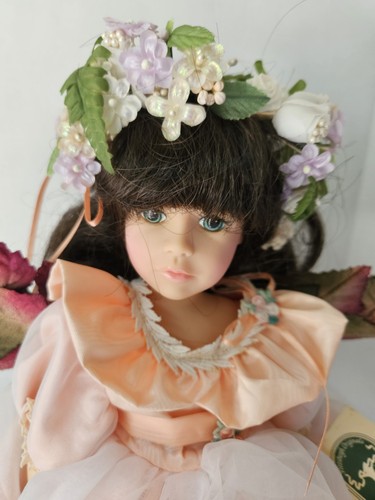 Autumn Fairy Vinyl Doll Brown Hair Blue Eyes 14" tight limbs - Picture 2 of 15