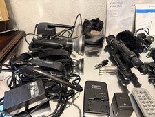 Canon VIXIA HG20 Camcorder w/ Sennheiser MKE 400 Mic, Canon Wide-Angle Lens
