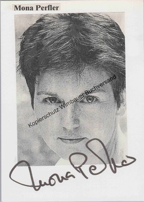 Autogramm Mona Perfler /// Autogramm Autograph signiert signed signee Per 339815