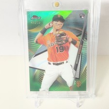 Mauricio Dubon 2020 Topps Finest #73 Green Refractor Parallel /99 RC