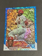 Jordan Walker, RC, 2023 Topps Update Series, Blue Foil, 383/999, Card #US122