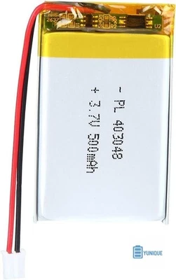 Batterie Li-ion 3.7V 500mAh 403048 avec protection pour écouteurs Bluetooth - Photo 1/4