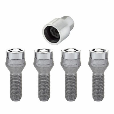 McGard Wheel Lock Bolt Set For Volvo XC90 2003-2019 | 19mm Hex | 4-Pack | Chrome