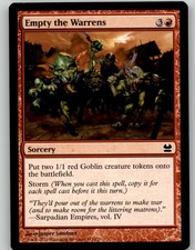 Empty the Warrens 112 Common Modern Masters Magic: The Gathering Lightly Played