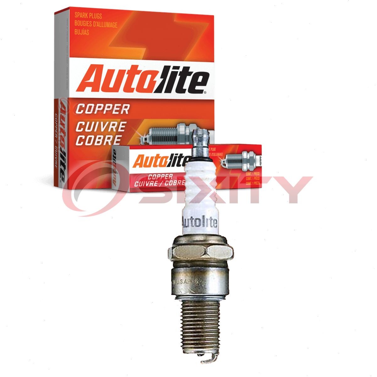 Autolite Copper Core 255DP Spark Plug for 5614036 3210 Ignition Wire vy